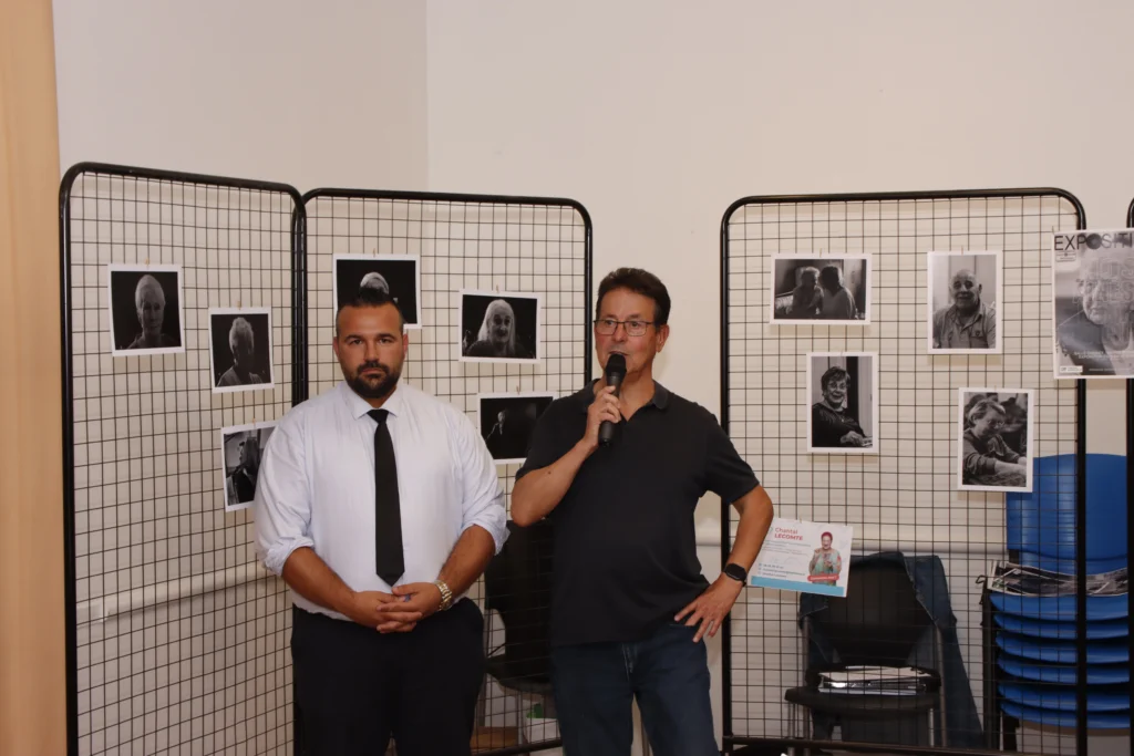 Réception des visiteurs de l'expo 